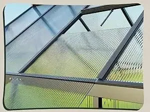 4x6 FT Greenhouse for Outdoors, Polycarbonate Greenhouse with Quick Setup Structure and Roof Vent, Aluminum Walk-in Greenhouse LJ Seeds Co.