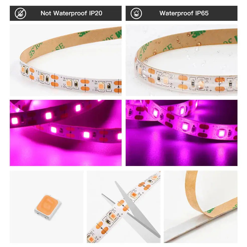5V USB Led Plant Grow Light Full Spectrum LJ Seeds Co.