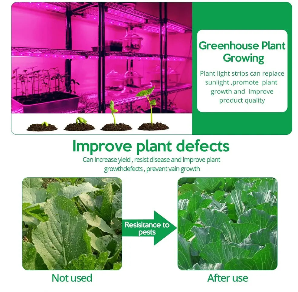 5V USB Led Plant Grow Light Full Spectrum LJ Seeds Co.