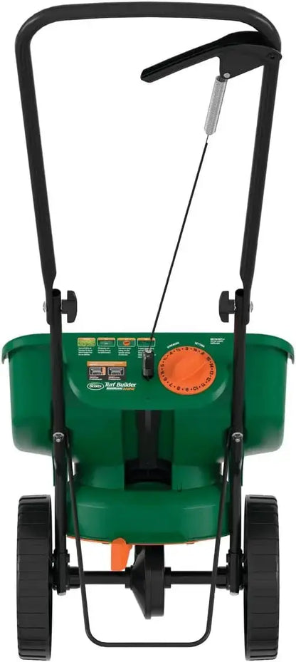 Turf Builder EdgeGuard Mini Broadcast Spreader for Seed,Fertilizer,Salt,Melt, Holds up to 5,000 sq.ft. Product