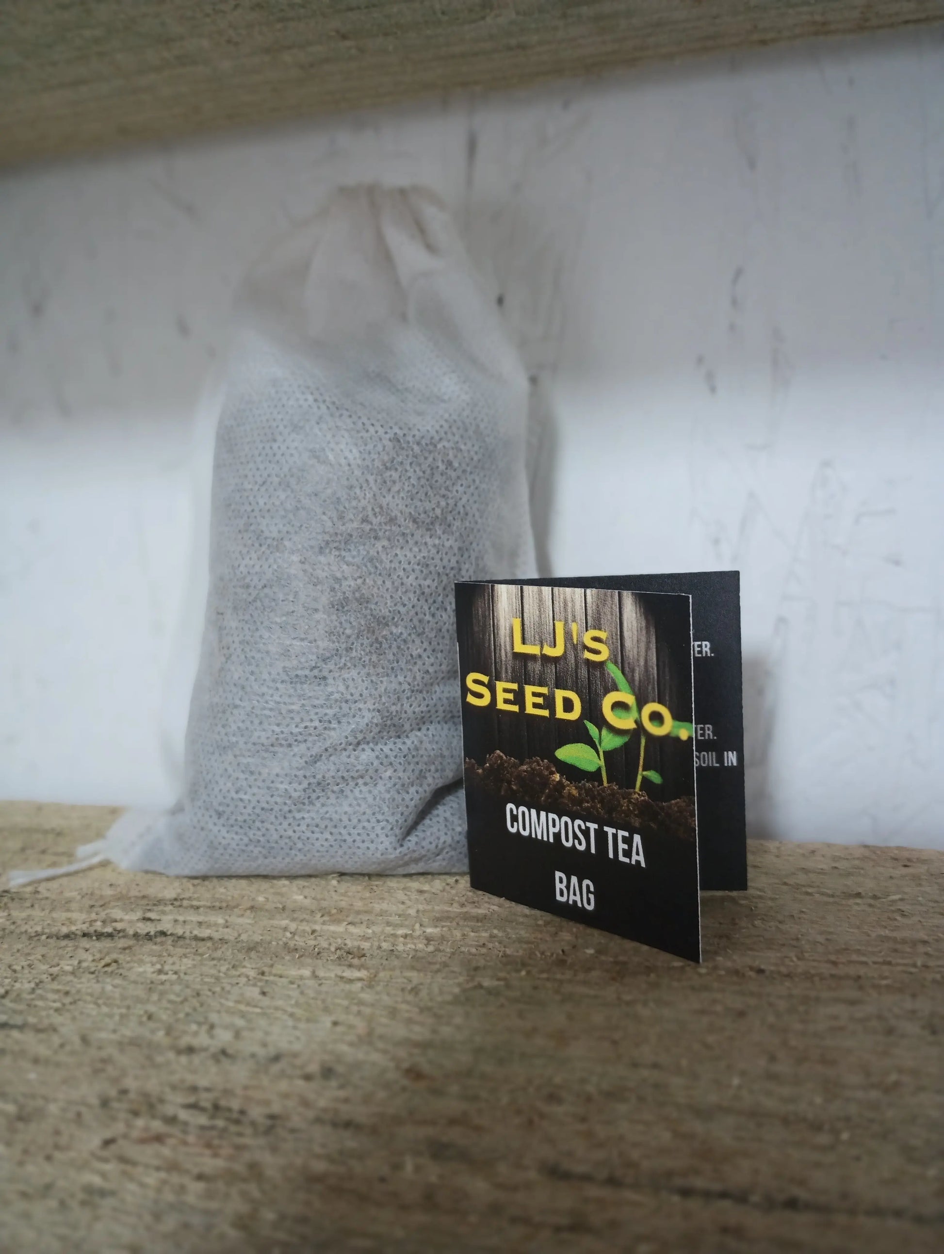 plant seeds in tea bags Compost Tea Bags